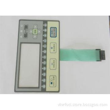 LED 3M Adhesive Membrane Switch Clear Large transparent LCD